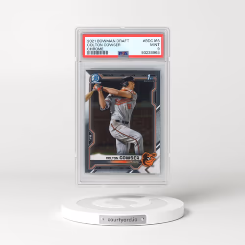2021 Bowman Draft #BDC166 Colton Cowser - Chrome (PSA 9 MINT)