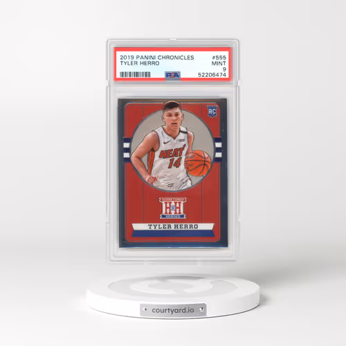 2019 Panini Chronicles #555 Tyler Herro (PSA 9 MINT)