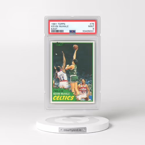 1981 Topps #75 Kevin McHale - East (PSA 9 MINT)