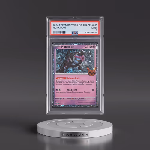 2024 Pokémon Trick or Trade #095 Munkidori (PSA 9 MINT)