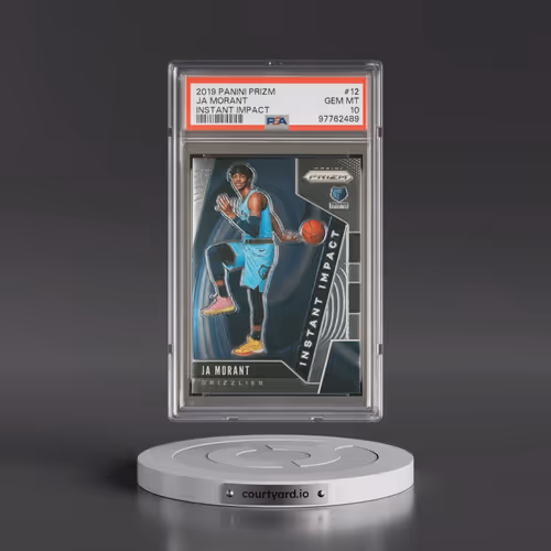 2019 Panini Prizm Instant Impact #12 Ja Morant (PSA 10 GEM MINT)