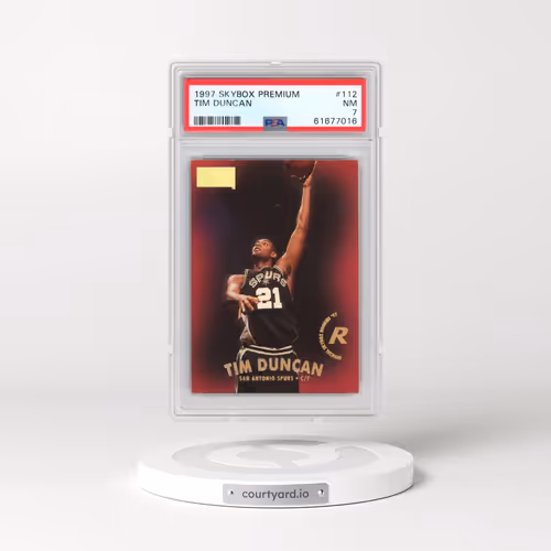 1997 Skybox Premium #112 Tim Duncan (PSA 7 NM)