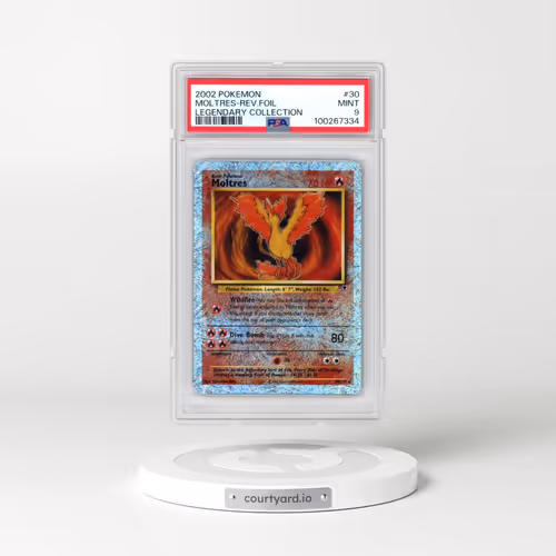 2002 Pokémon Legendary Collection #30 Moltres - Reverse Foil (PSA 9 MINT)