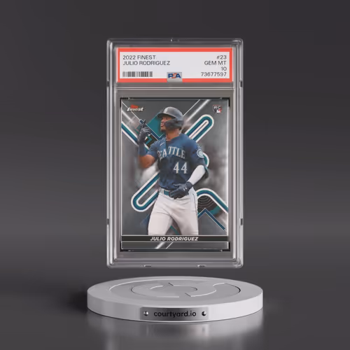 2022 Topps Finest #23 Julio Rodriguez (PSA 10 GEM MINT)