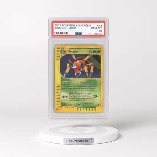 2003 Pokémon Aquapolis #H3 Ariados - Holo (PSA 10 GEM MINT)