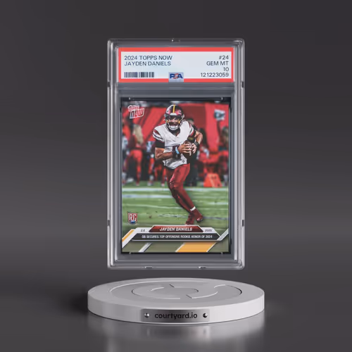2024 Topps Now #24 Jayden Daniels (PSA 10 GEM MINT)