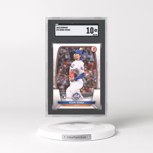 2023 Bowman #75 Kodai Senga (SGC 10 GEM MINT)