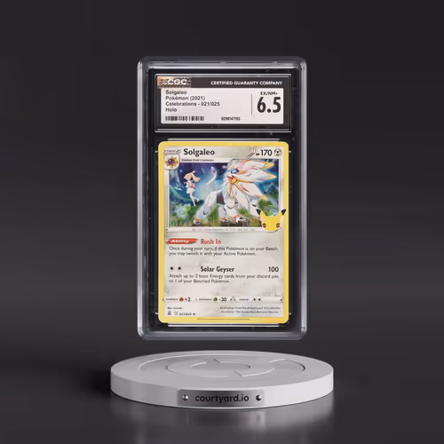 2021 Celebrations #021/025 Solgaleo - Holo (CGC 6.5 EX-NM+)