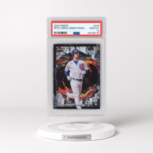 2024 Topps Finest #249 Pete Crow-Armstrong (PSA 10 GEM MINT)