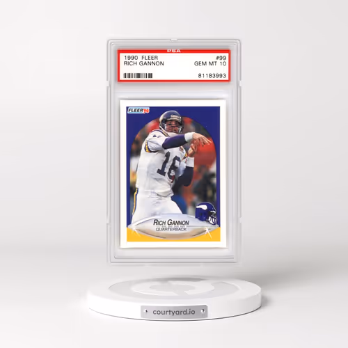 1990 Fleer #99 Rich Gannon (PSA 10 GEM MINT)