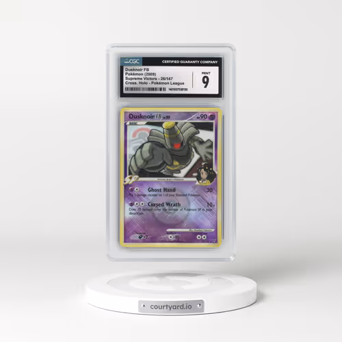 2009 Supreme Victors #26/147 Dusknoir FB - Crosshatch Holo (Cross. Holo) Pokémon League (CGC 9 MINT)
