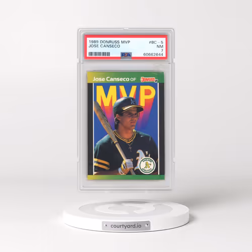 1989 Donruss MVP #BC-5 Jose Canseco (PSA 7 NM)