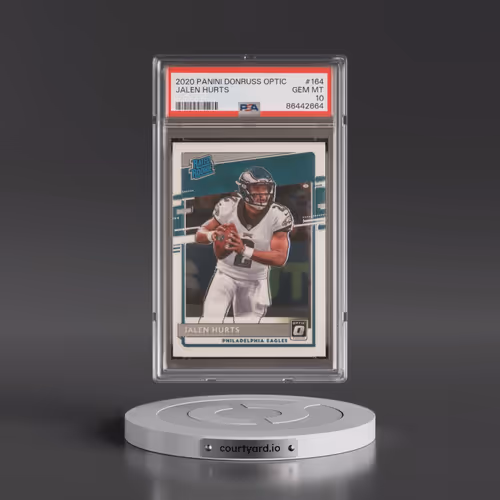 2020 Panini Donruss Optic #164 Jalen Hurts (PSA 10 GEM MINT)