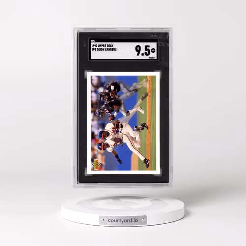1992 Upper Deck #SP3 Deion Sanders - "Prime Time's Two" (SGC 9.5 MINT+)