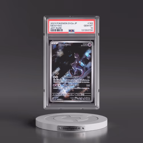 2023 Pokémon Sv2a-Pokemon 151 #183 Mewtwo - Art Rare (PSA 10 GEM MINT)
