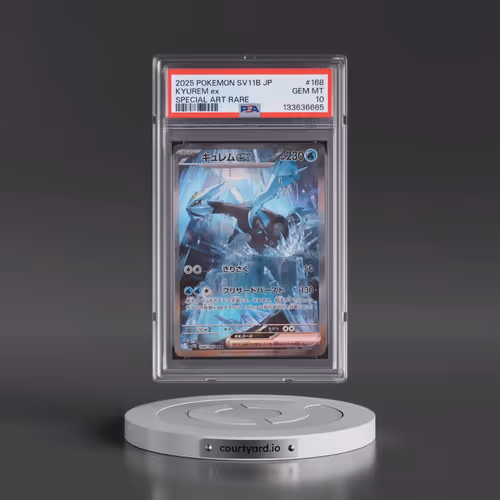 2025 Pokémon Sv11b-Black Bolt #168 Kyurem EX - Holo Special Art Rare (PSA 10 GEM MINT)