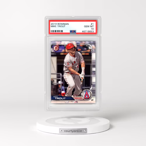 2019 Bowman #1 Mike Trout (PSA 10 GEM MINT)