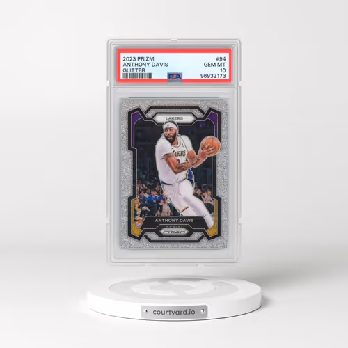 2023 Panini Prizm #94 Anthony Davis - Glitter (PSA 10 GEM MINT)