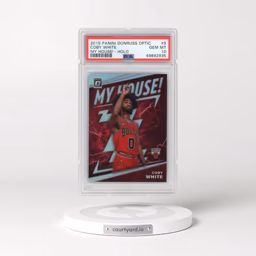 2019 Panini Donruss Optic My House! #9 Coby White - Holo (PSA 10 GEM MINT)