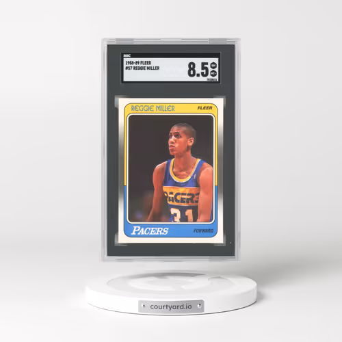 1988 Fleer #57 Reggie Miller (SGC 8.5 NM-MT+)