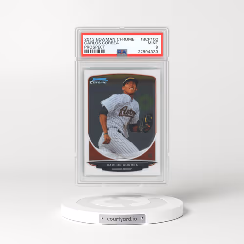 2013 Bowman Chrome Prospect #BCP100 Carlos Correa (PSA 9 MINT)