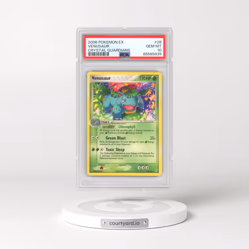 2006 Pokémon EX Crystal Guardians #28 Venusaur (PSA 10 GEM MINT)