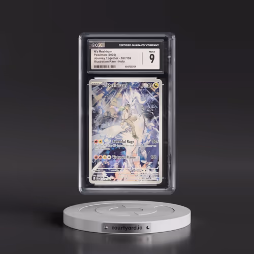 2025 Pokémon Jtg EN-Journey Together #167 N's Reshiram - Illustration Rare (CGC 9 MINT)