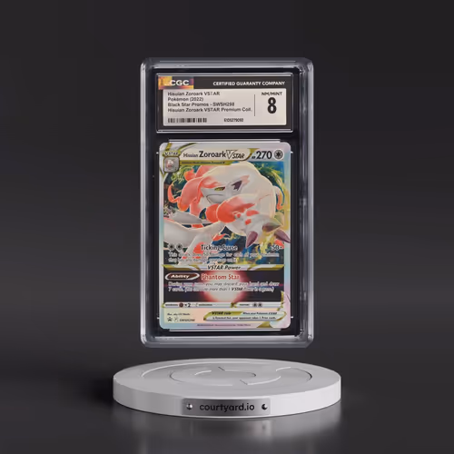 2022 Pokémon Swsh Black Star Promo #298 Hisuian Zoroark Vstar - Hisuian Zoroark Vstar Premium Collec