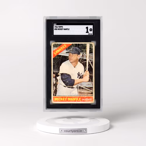 1966 Topps #50 Mickey Mantle (SGC 1 PR)