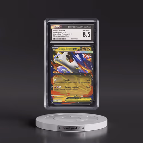 2025 Black Star Promos - Mega Evolution MEP EN #011 Mega Latias ex - Mega Latias ex Box (Holo) (CGC