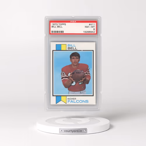 1973 Topps #411 Bill Bell (PSA 8 NM-MT)