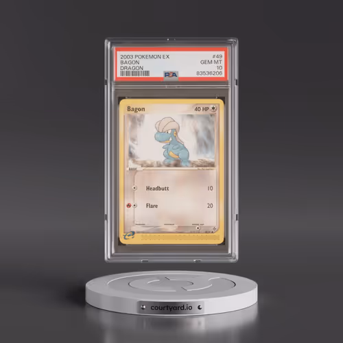 2003 Pokémon EX Dragon #49 Bagon (PSA 10 GEM MINT)