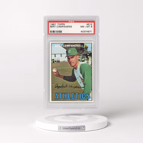 1967 Topps #515 Bert Campaneris (PSA 8 NM-MT)