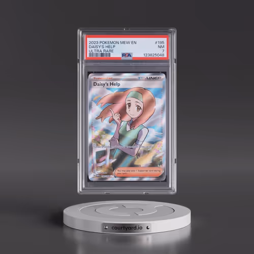 2023 Pokémon Mew EN-151 #195 Daisy's Help - Ultra Rare (PSA 7 NM)