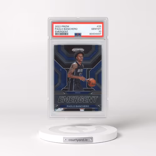 2022 Panini Prizm Emergent #25 Paolo Banchero (PSA 10 GEM MINT)
