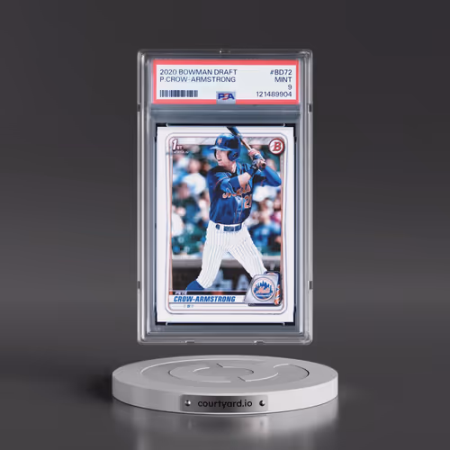 2020 Bowman Draft #BD72 Pete Crow-Armstrong (PSA 9 MINT)