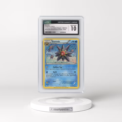 2023 Trading Card Game Classic - CLV, CLC, CLB #005/034 Starmie - Blastoise & Suicune ex Deck - CLB