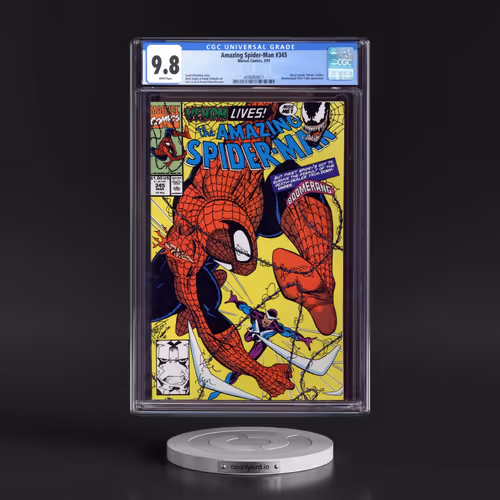 Amazing Spider-Man #345 CGC 9.8 White Pages (Marvel Comics, 3/91)