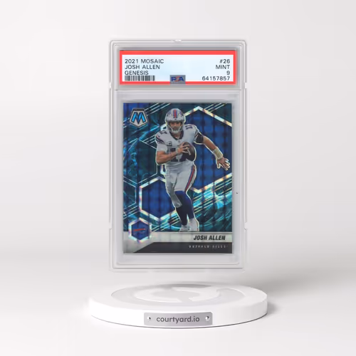 2021 Panini Mosaic #26 Josh Allen - Genesis (PSA 9 MINT)