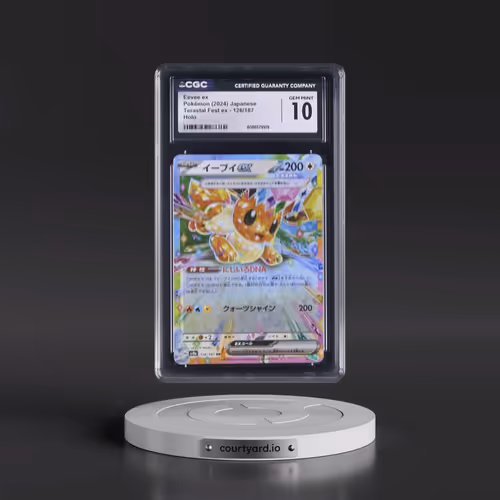 2024 Pokémon Sv8a-Terastal Fest EX #126 Eevee EX - Holo (CGC 10 GEM MINT)