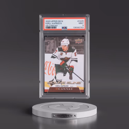 2020 Upper Deck UD Canvas #C225 Kirill Kaprizov (PSA 9 MINT)