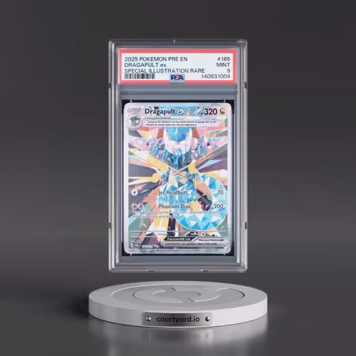 2025 Pokémon Pre EN-Prismatic Evolutions #165 Dragapult EX - Holo Special Illustration Rare (PSA 9 M