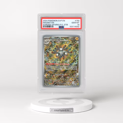 2024 Pokémon Svp EN-SV Black Star Promo #159 Magneton - Surging Sparks Pokemon Center Elite Trainer