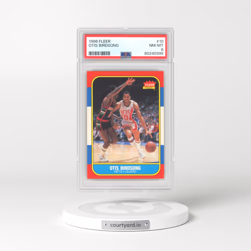 1986 Fleer #10 Otis Birdsong (PSA 8 NM-MT)