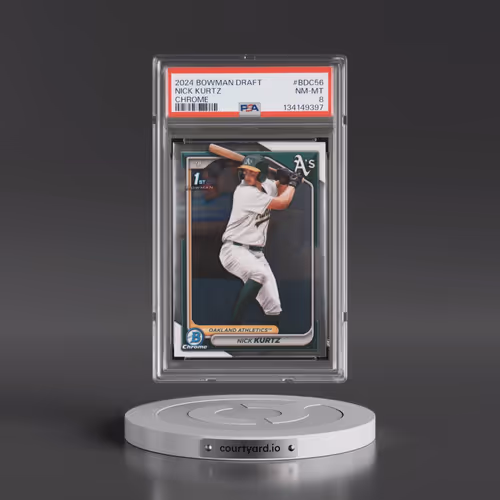 2024 Bowman Draft #BDC56 Nick Kurtz - Chrome (PSA 8 NM-MT)