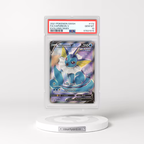 2021 Evolving Skies #172 Vaporeon V - Holo (PSA 10 GEM MINT)