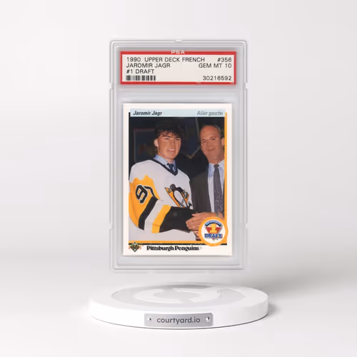 1990 Upper Deck French #356 Jaromir Jagr (PSA 10 GEM MINT)