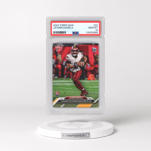2024 Topps Now #24 Jayden Daniels (PSA 10 GEM MINT)