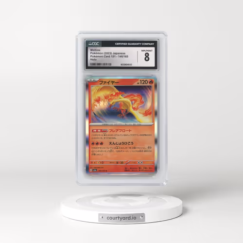 2023 Pokémon Card 151 #146/165 Moltres - Holo (CGC 8 NM-MT)