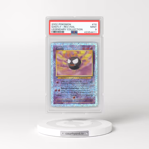 2002 Pokémon Legendary Collection #76 Gastly - Reverse Foil (PSA 9 MINT)